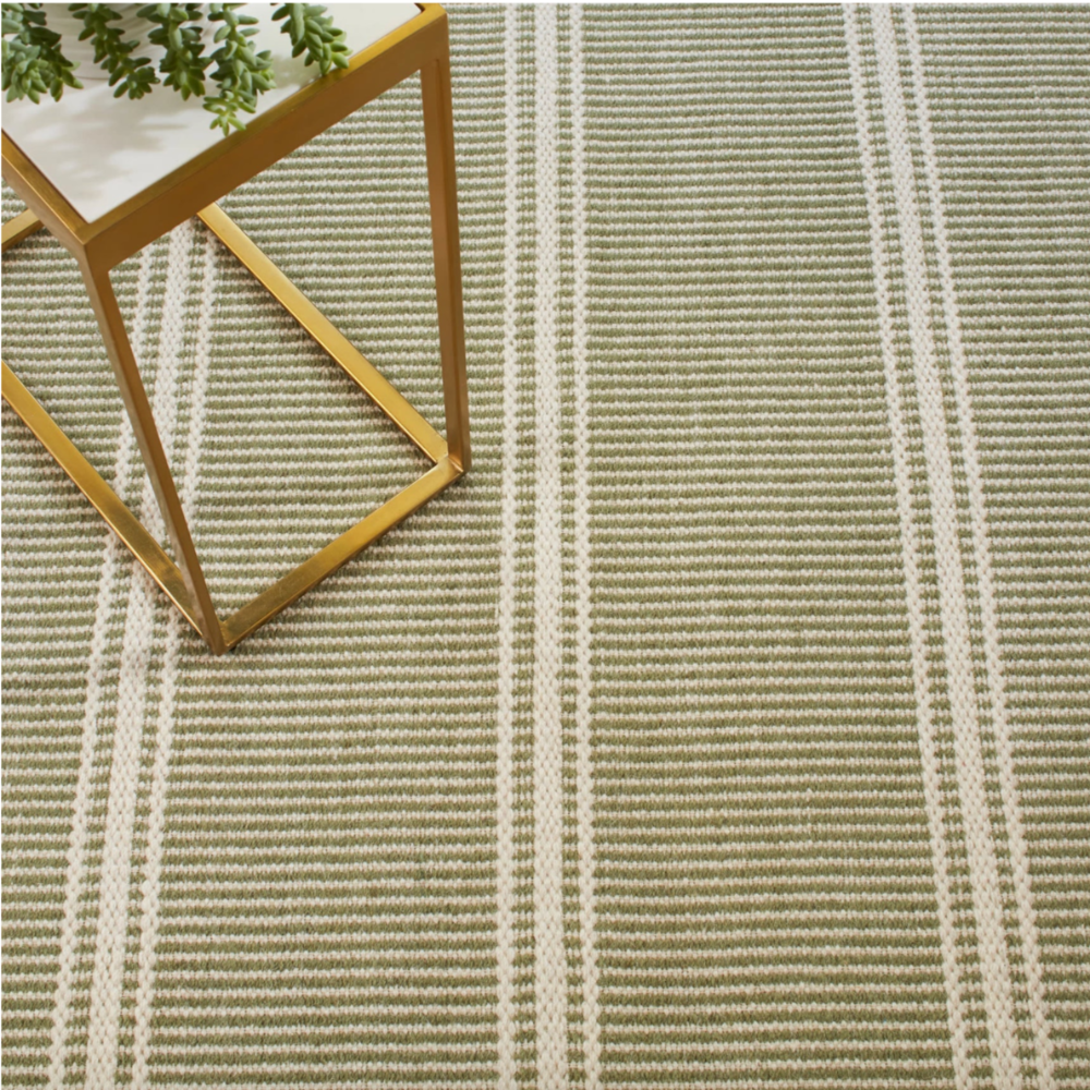 Malta Sage Woven Wool Rug