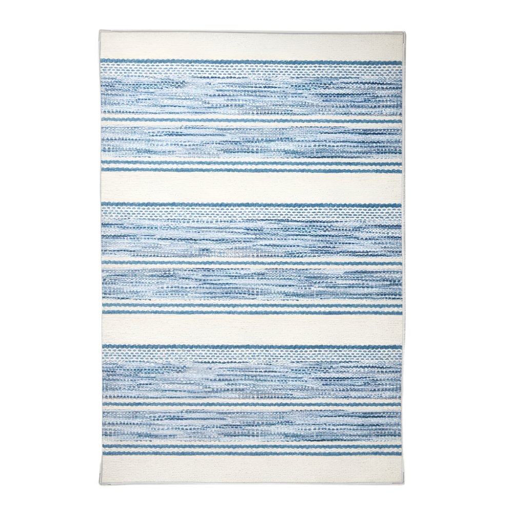 Ellington Blue Machine Washable Rug