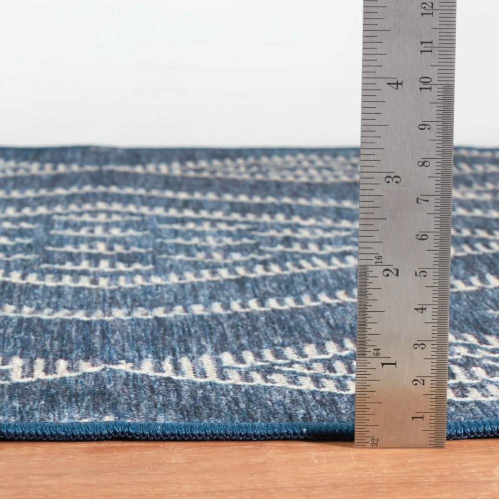 Guthrie Navy Machine Washable Rug