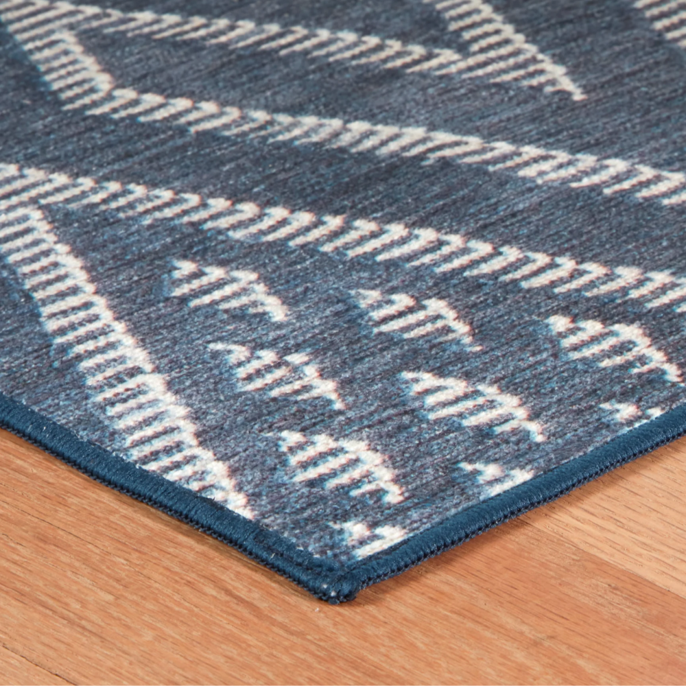 Guthrie Navy Machine Washable Rug
