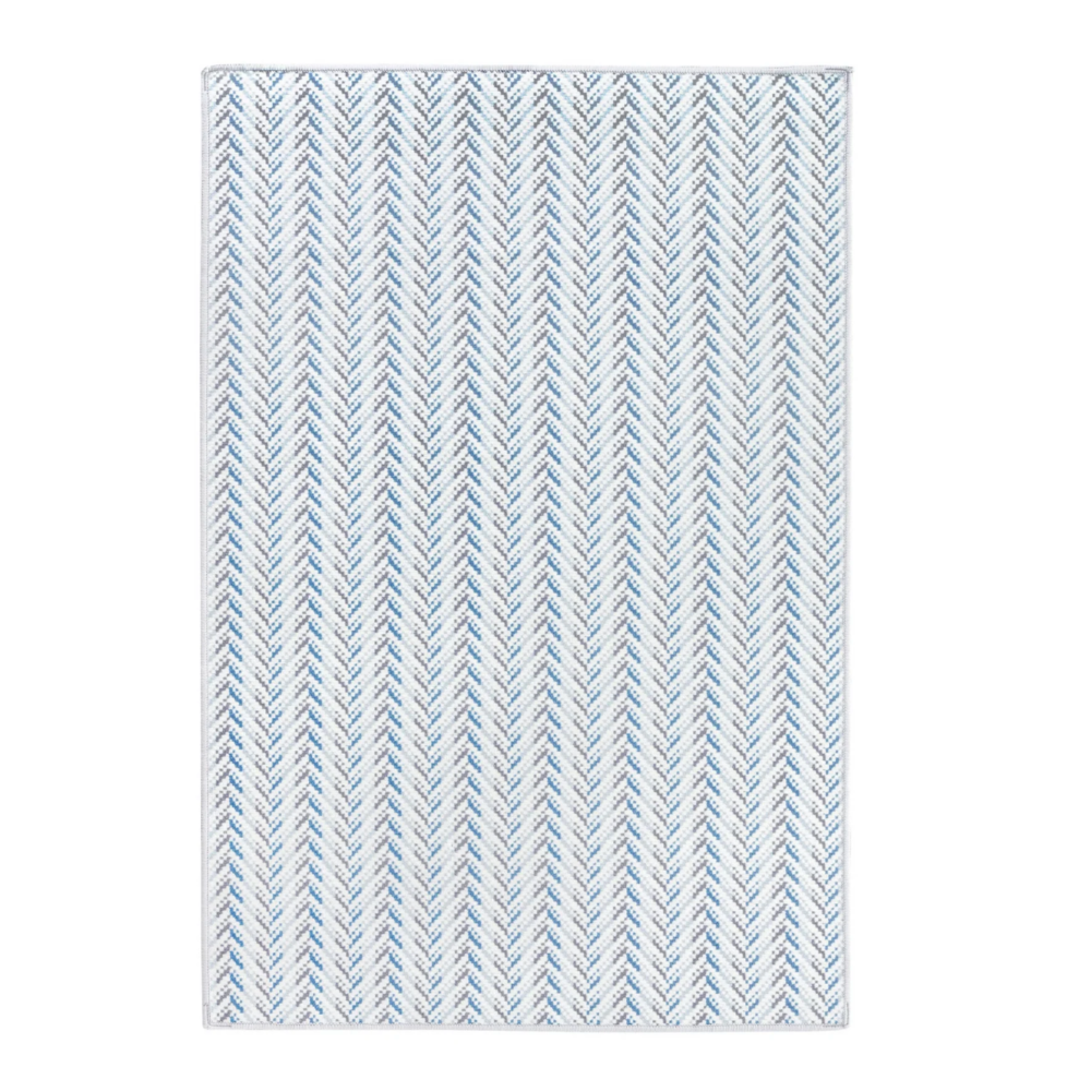 Tapis lavable en machine vert cobalt Always Greener