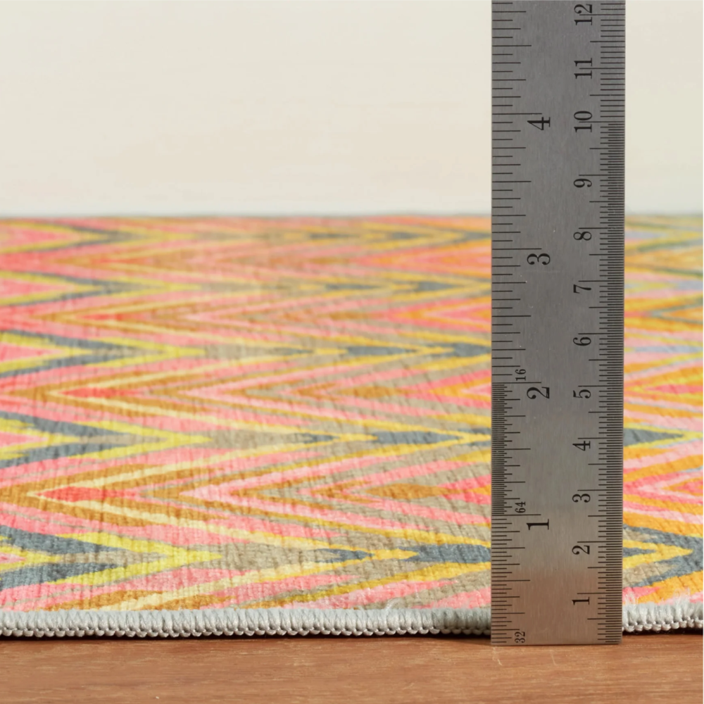 Tapis lavable en machine vert cobalt Always Greener