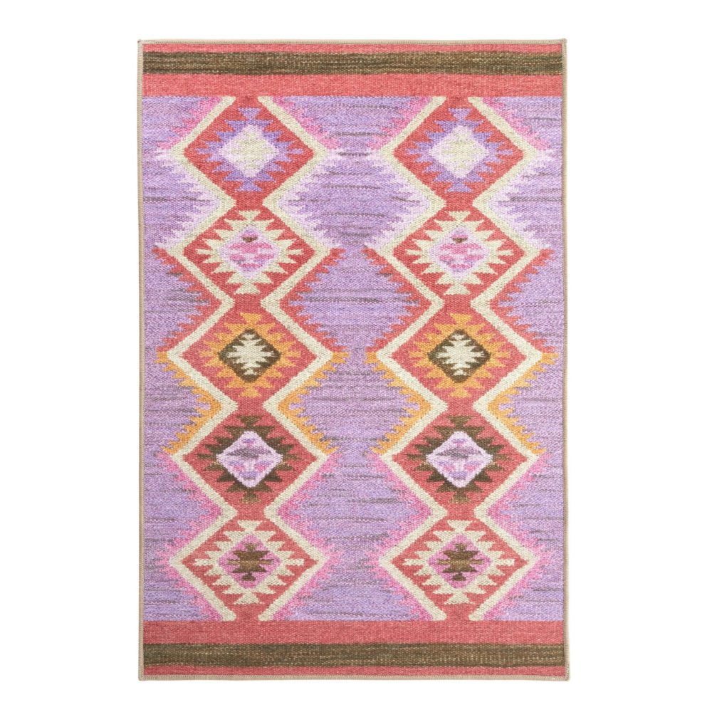 Tapis lavable en machine vert cobalt Always Greener
