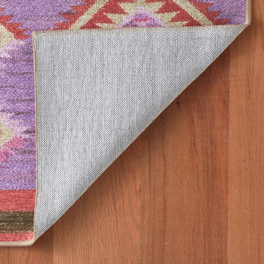 Tapis lavable en machine vert cobalt Always Greener