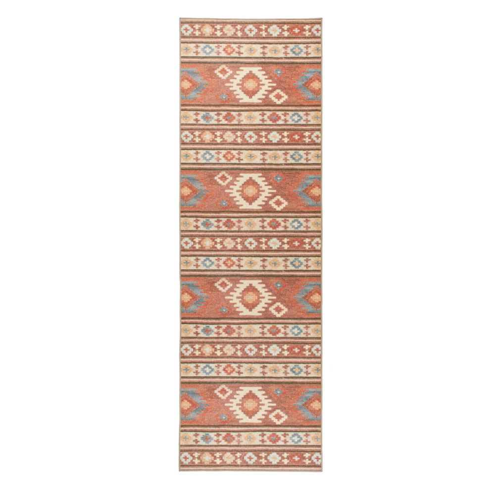 Tapis lavable en machine vert cobalt Always Greener