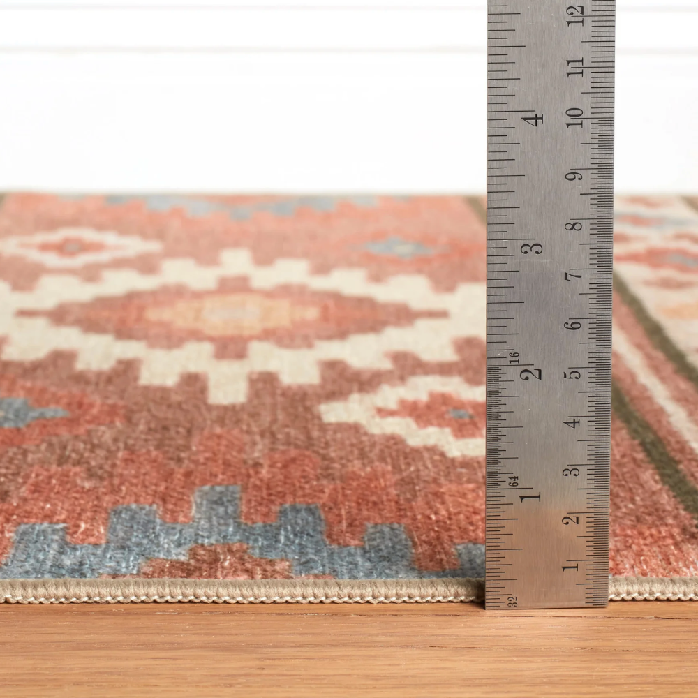 Tapis lavable en machine vert cobalt Always Greener