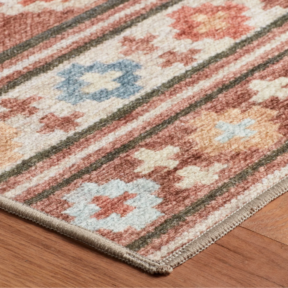 Tapis lavable en machine vert cobalt Always Greener