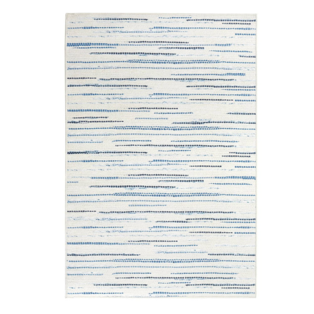 Tapis lavable en machine vert cobalt Always Greener