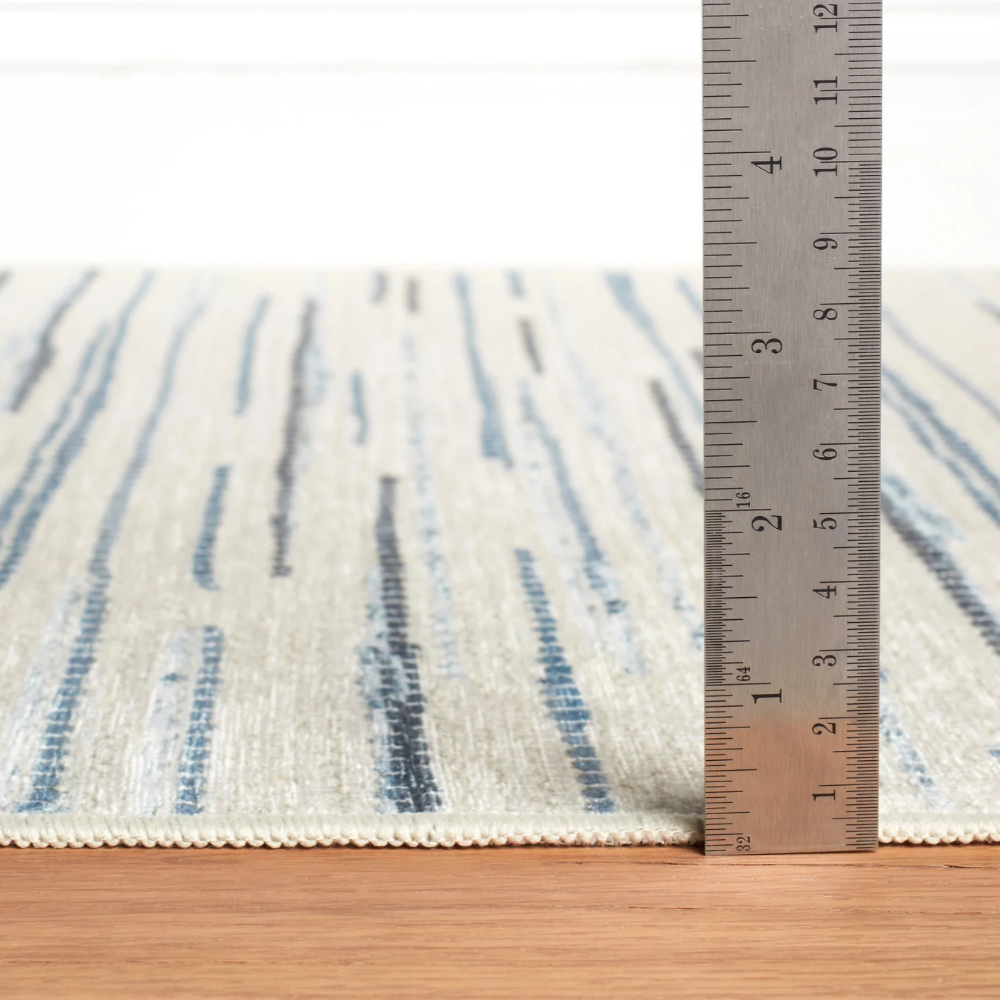 Tapis lavable en machine vert cobalt Always Greener