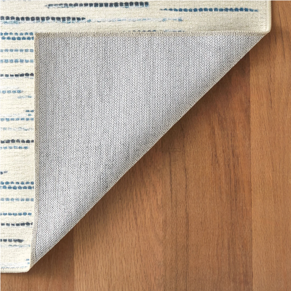 Tapis lavable en machine vert cobalt Always Greener