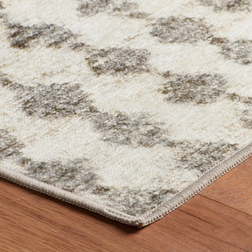 Izzy Grey Machine Washable Rug