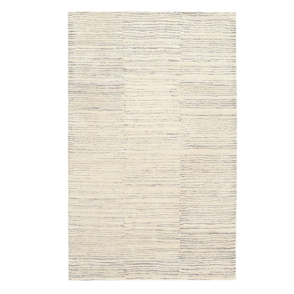 Tapis en laine touffeté avoine Avery