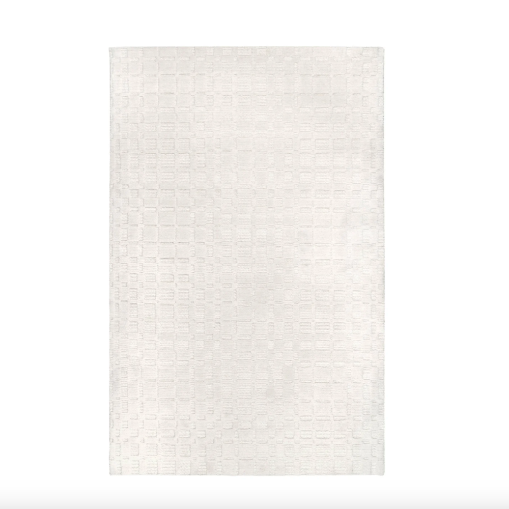 Isadora Ivory Hand Woven Wool Rug