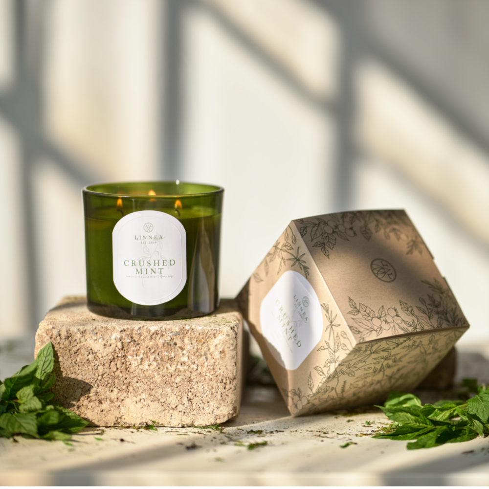 Crushed Mint Grande Triple Wick Candle at Home Smith