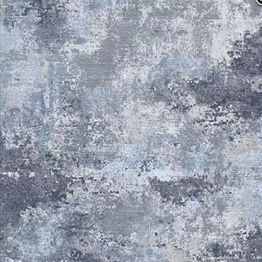 Adama Himalaya Vinyl Rug in Blue at Home Smith