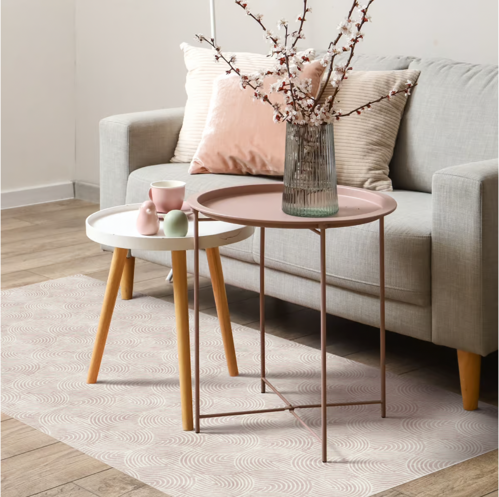 Adama Aura Vinyl Rug in 3 Colours at Home Smith