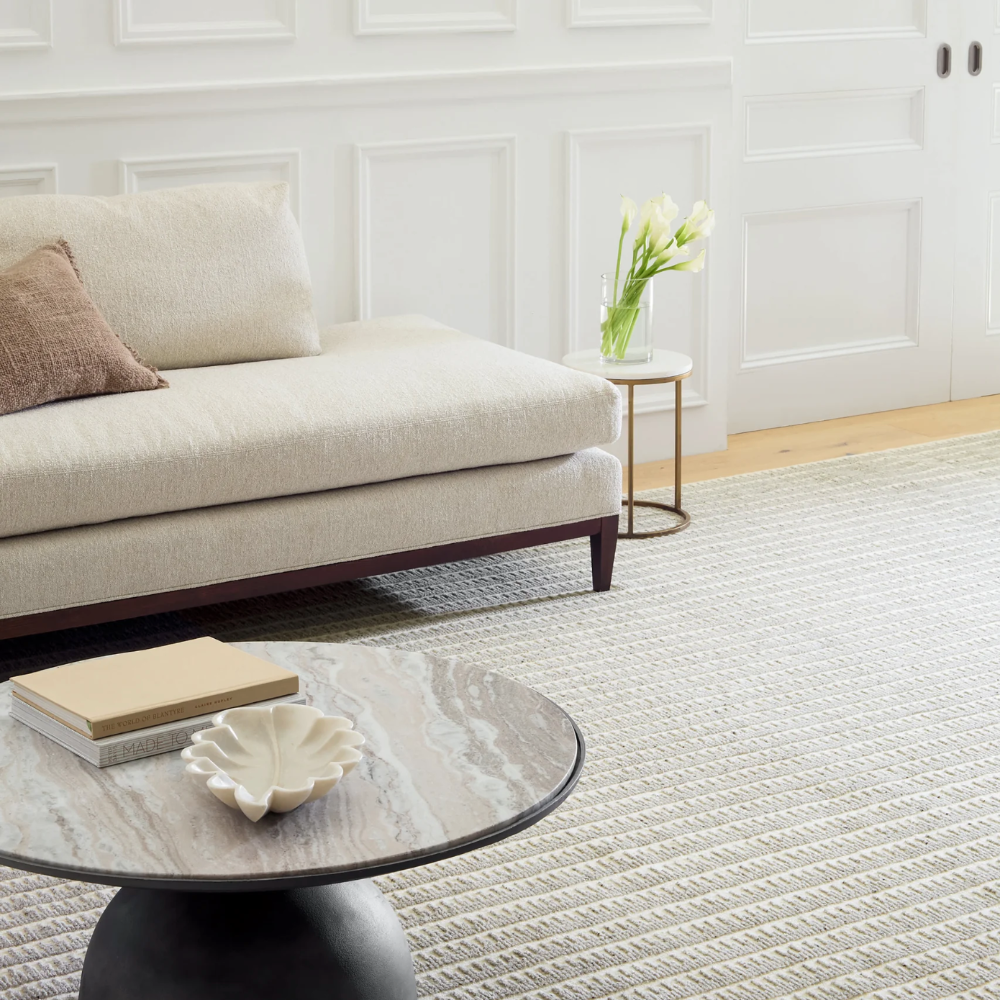 Tapis en laine noué à la main Numa charbon