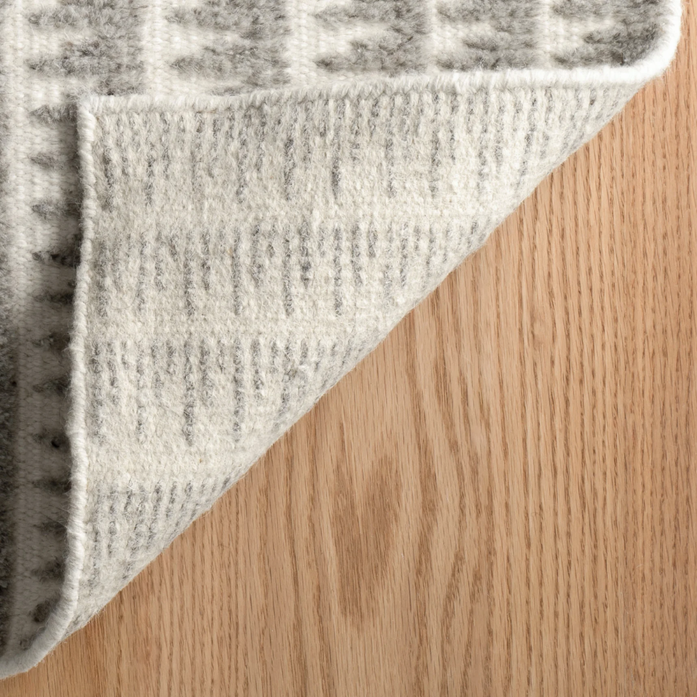 Tapis en laine noué à la main Numa charbon