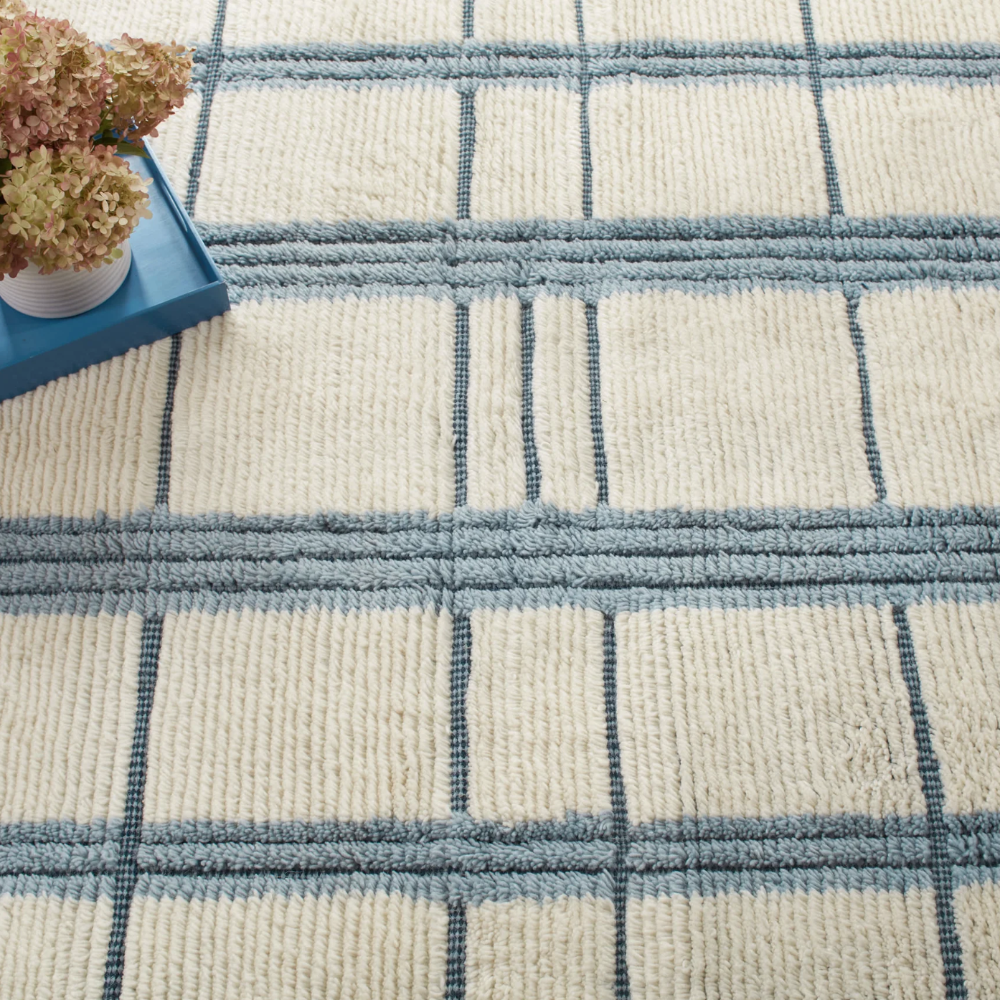 Tapis en laine noué à la main Numa charbon