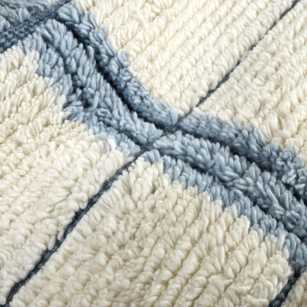 Tapis en laine noué à la main Numa charbon