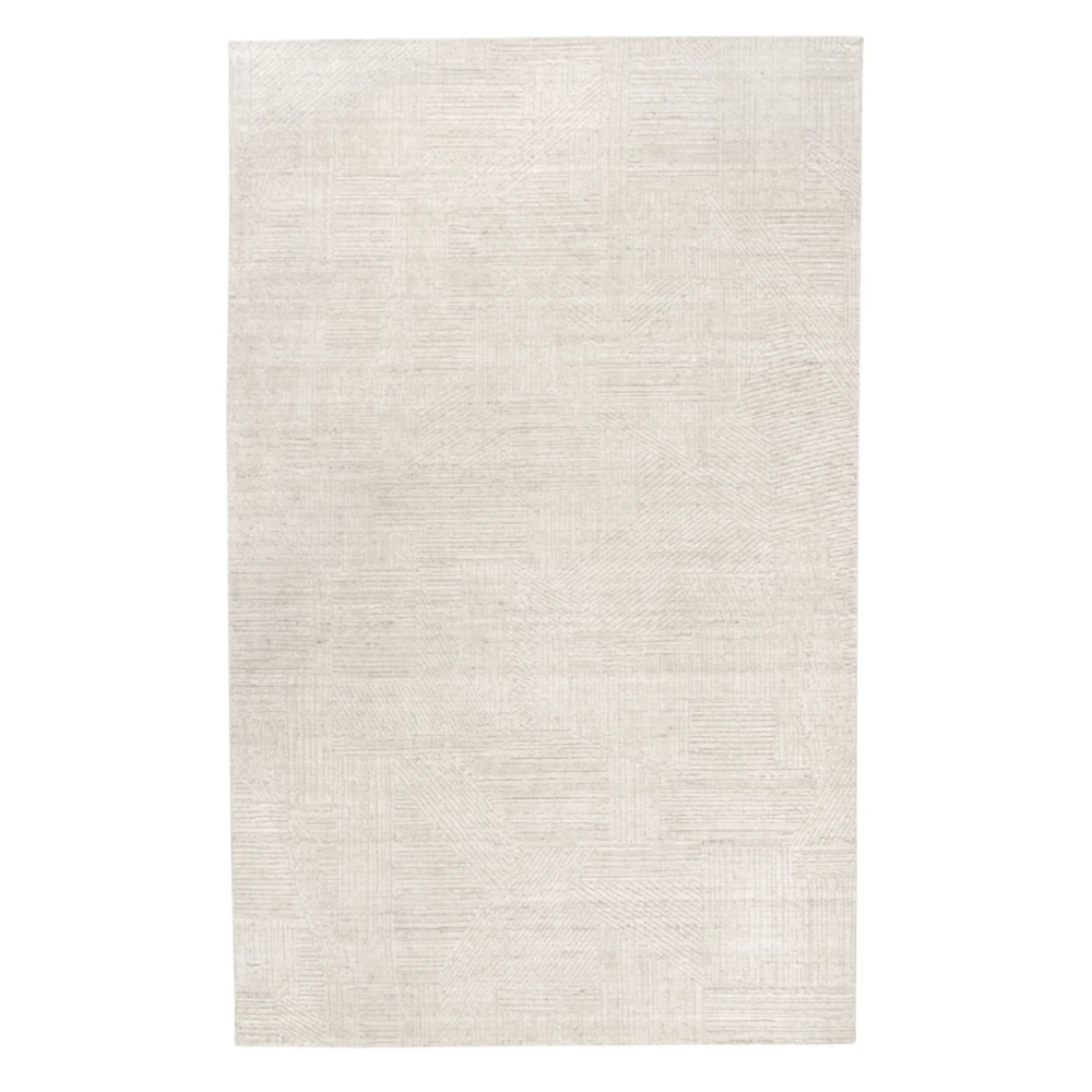 Tapis en laine tissée Kota Indigo