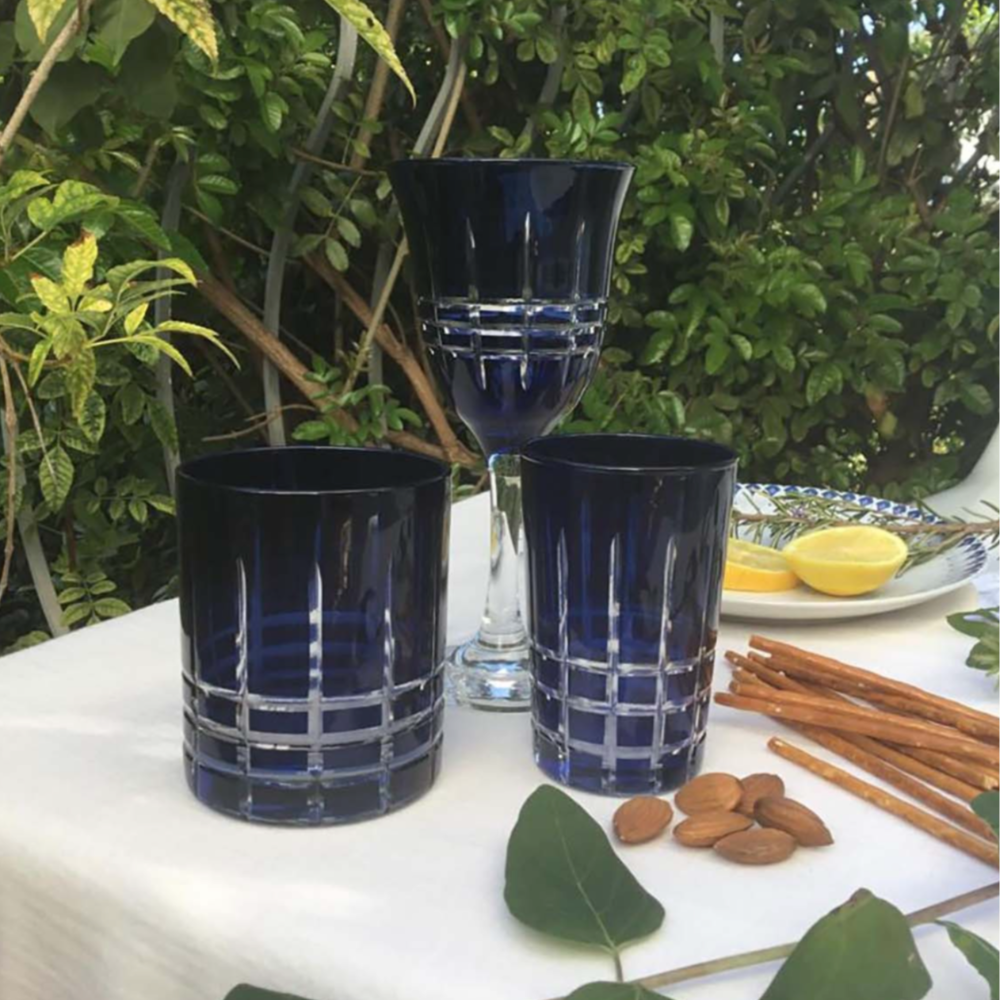 Deep Blue Milan Tea Light Holders