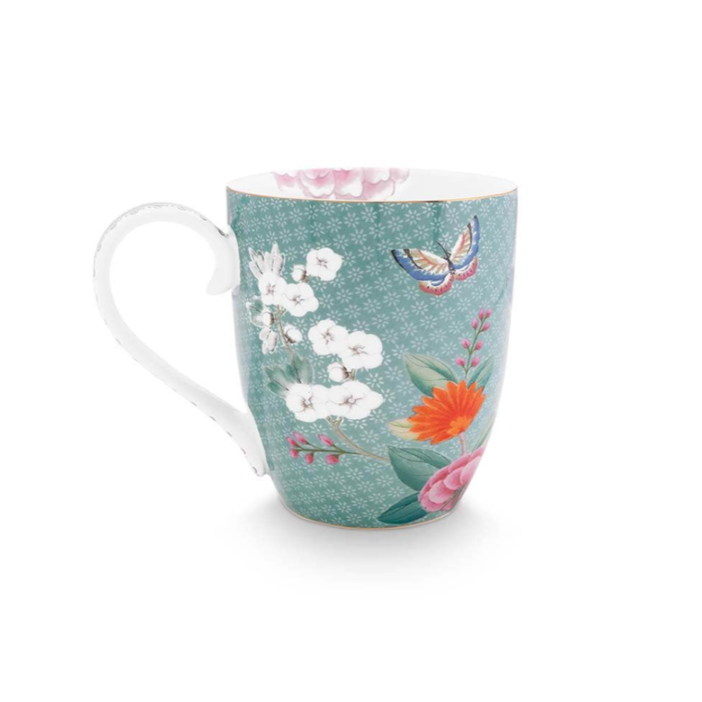 Pip Studio's Blushing Birds Mug XL in Blue at Home Smith