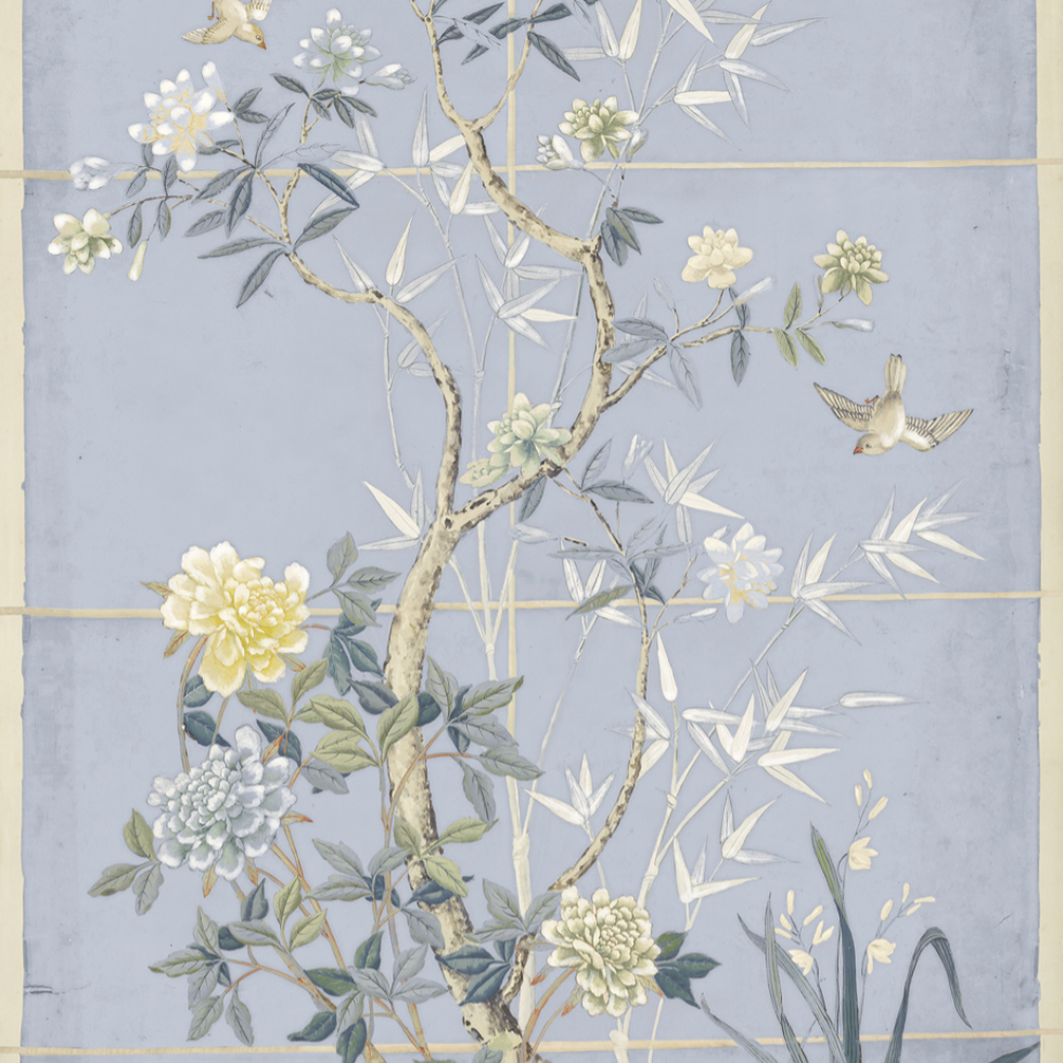 Detail of Chinoiserie Scenic Series Panel I at Home Smith