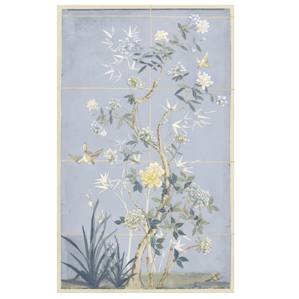 Chinoiserie Scenic Series in Blue from Celadon Art at Home Smith
