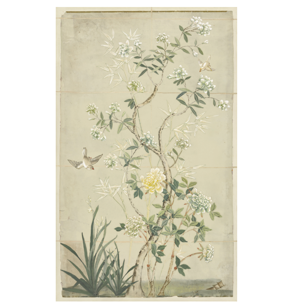 Chinoiserie Scenic Series II in Yellow from Celandon Art at Home Smith