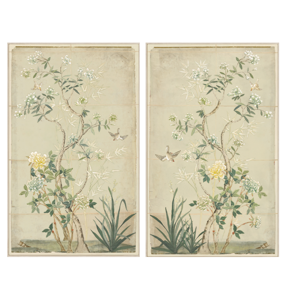 Chinoiserie Scenic Series Framed Canvas Prints from Celadon Art at Home Smith