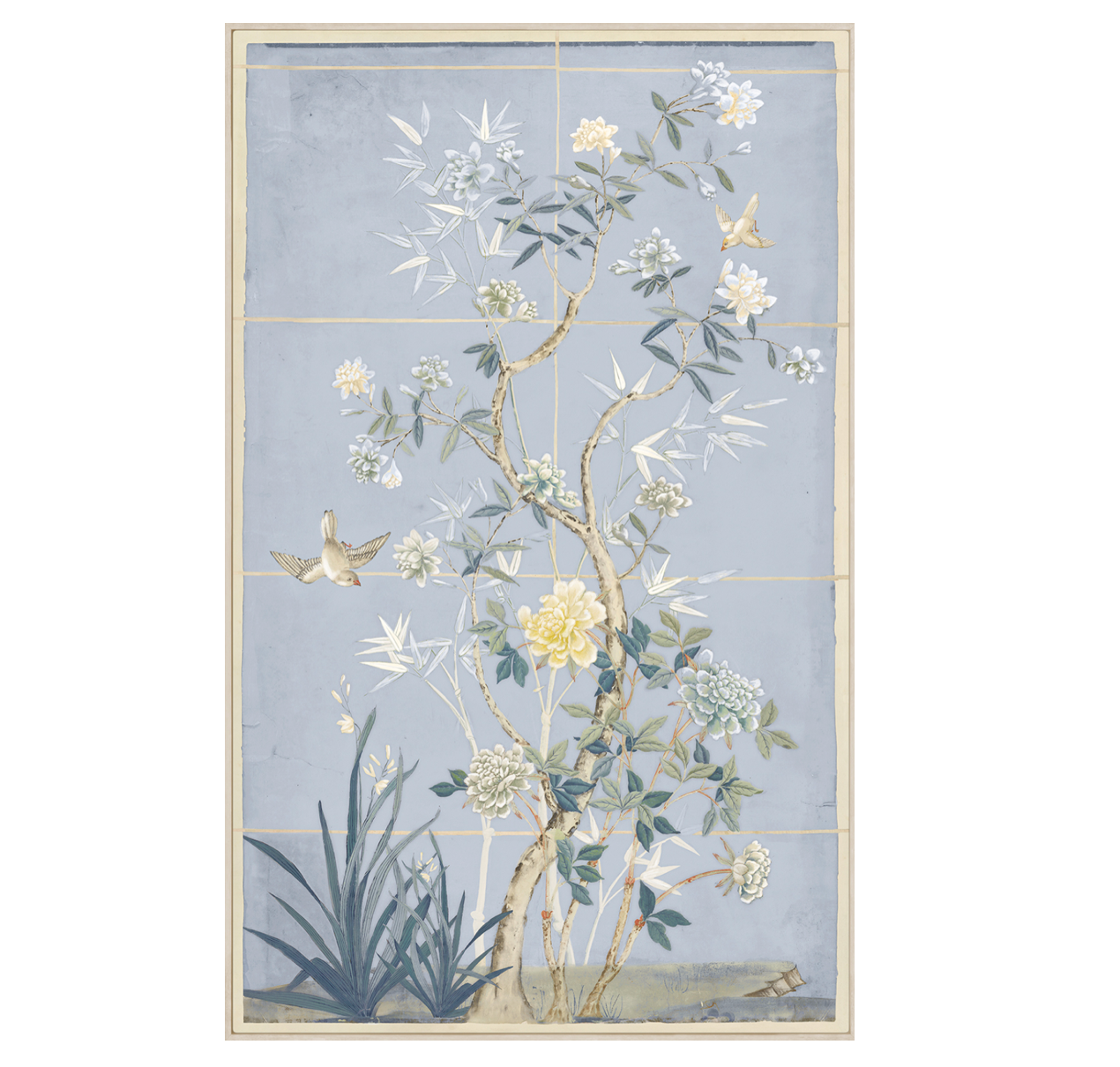 Chinoiserie Scenic Series in Blue Panel II at Home Smith
