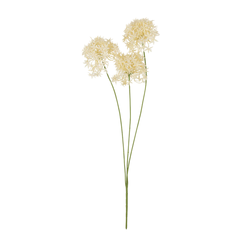 Faux Cream Allium Bunch at Home Smith