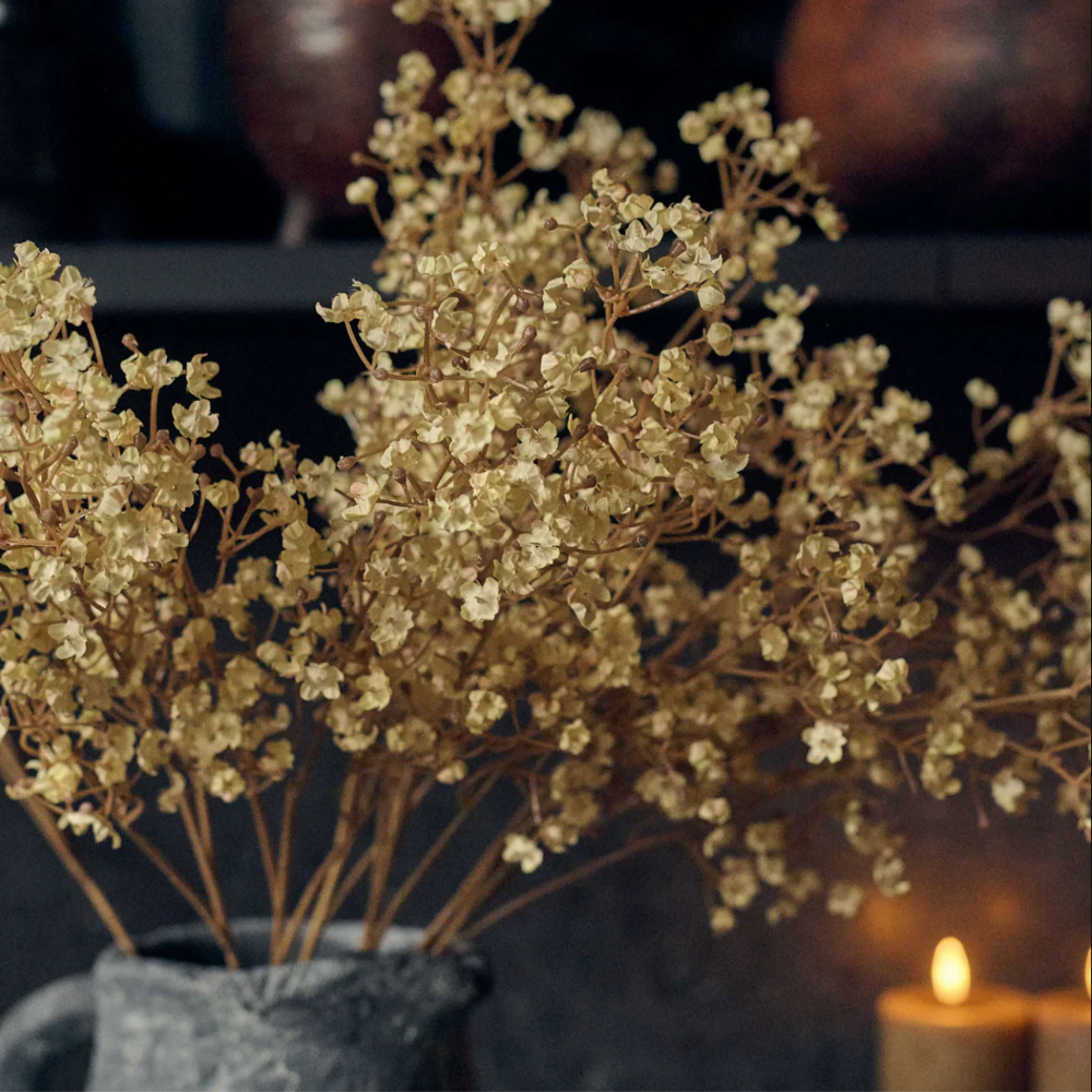 Faux Cream Gypsophila at Home Smith
