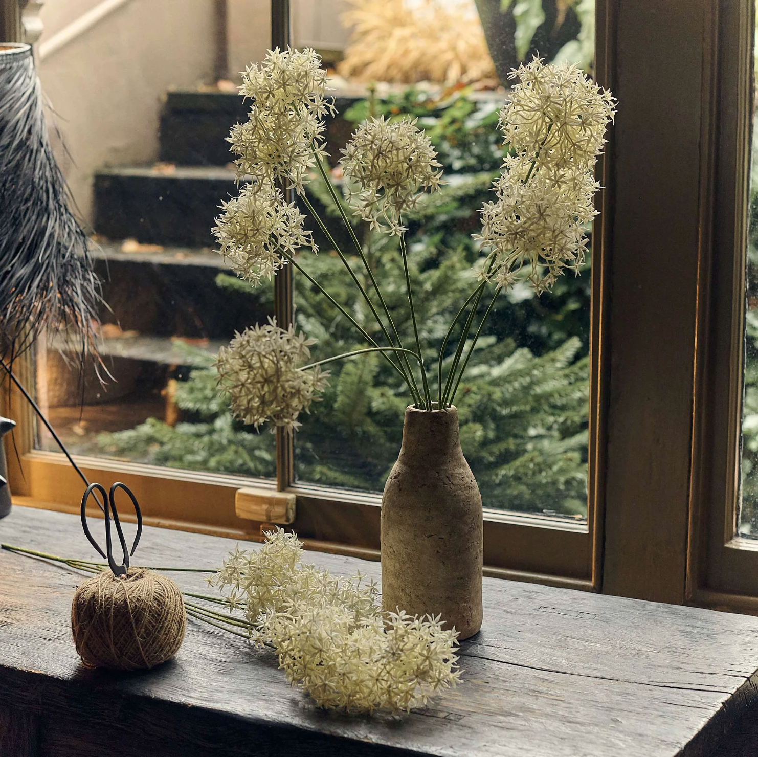 Faux Allium Stems in Cream from Abigail Ahern at Home Smith