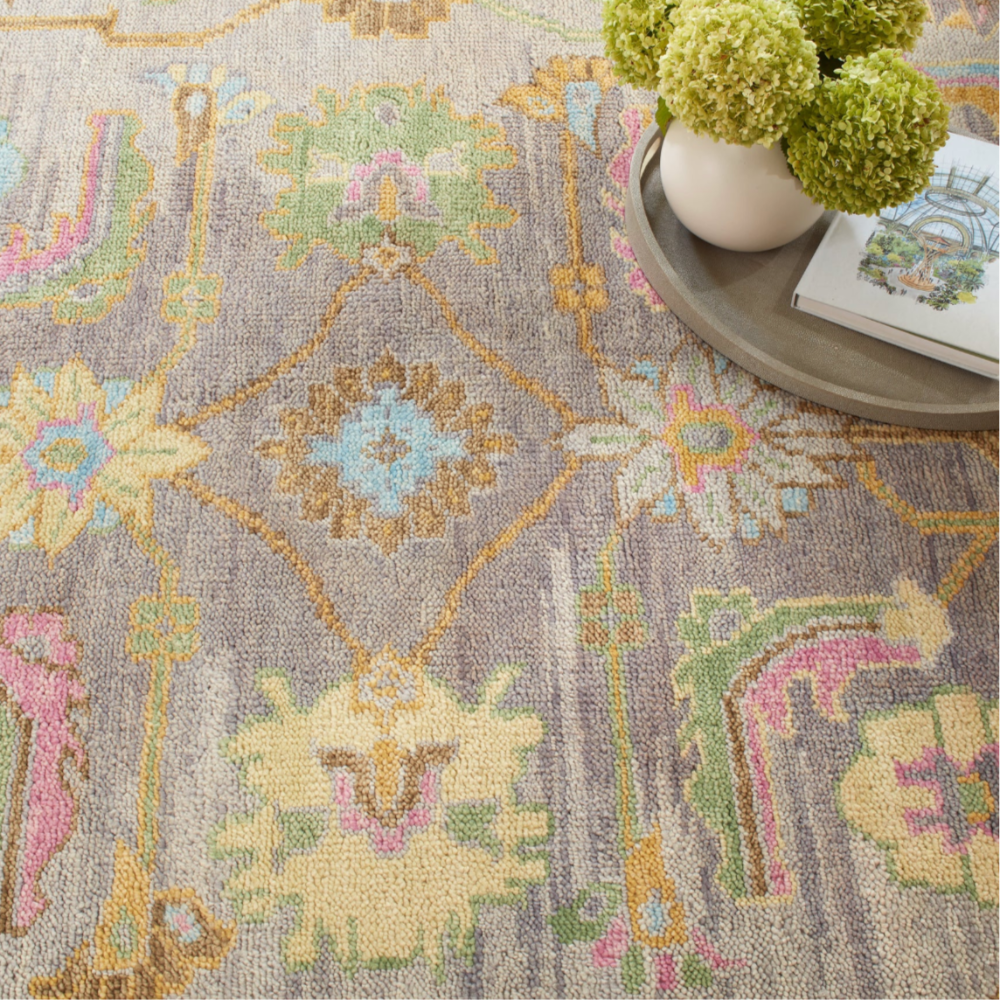 Dash&Albert Iris Multi Hand Knotted Wool Rug at Home Smith