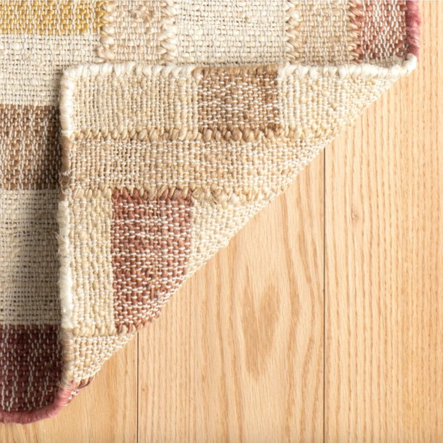 Mosaic Multi Handwoven Jute Rug at Home Smith