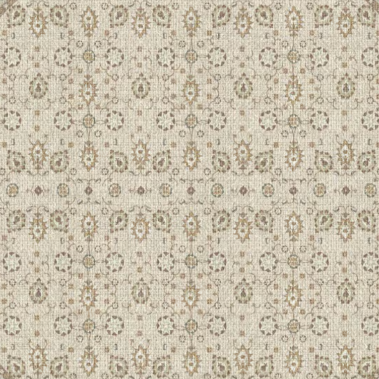 Close up of Adama Romero Circular Vinyl Mat Rug at Home Smith