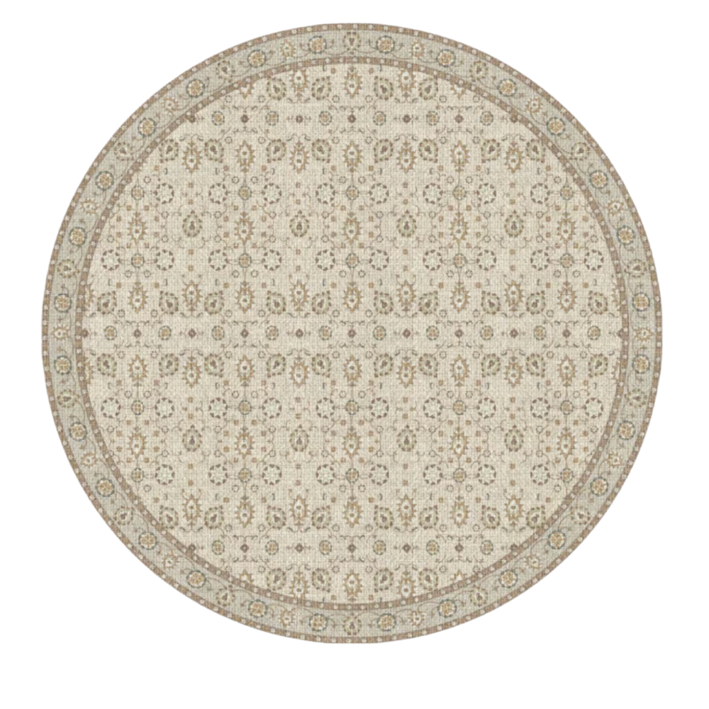 Adama Romero Circular Vinyl Mat Rug at Home Smith