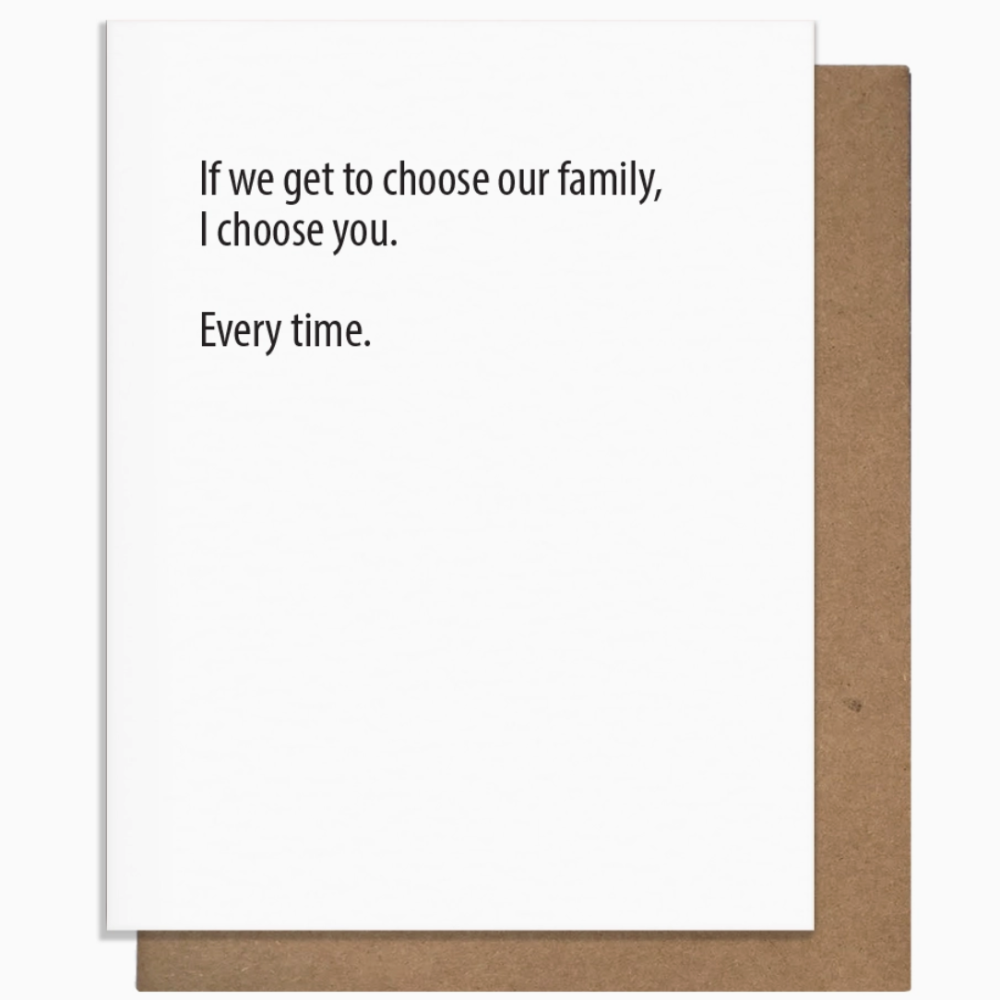 I Choose You Friendship Notecard at Home Smith