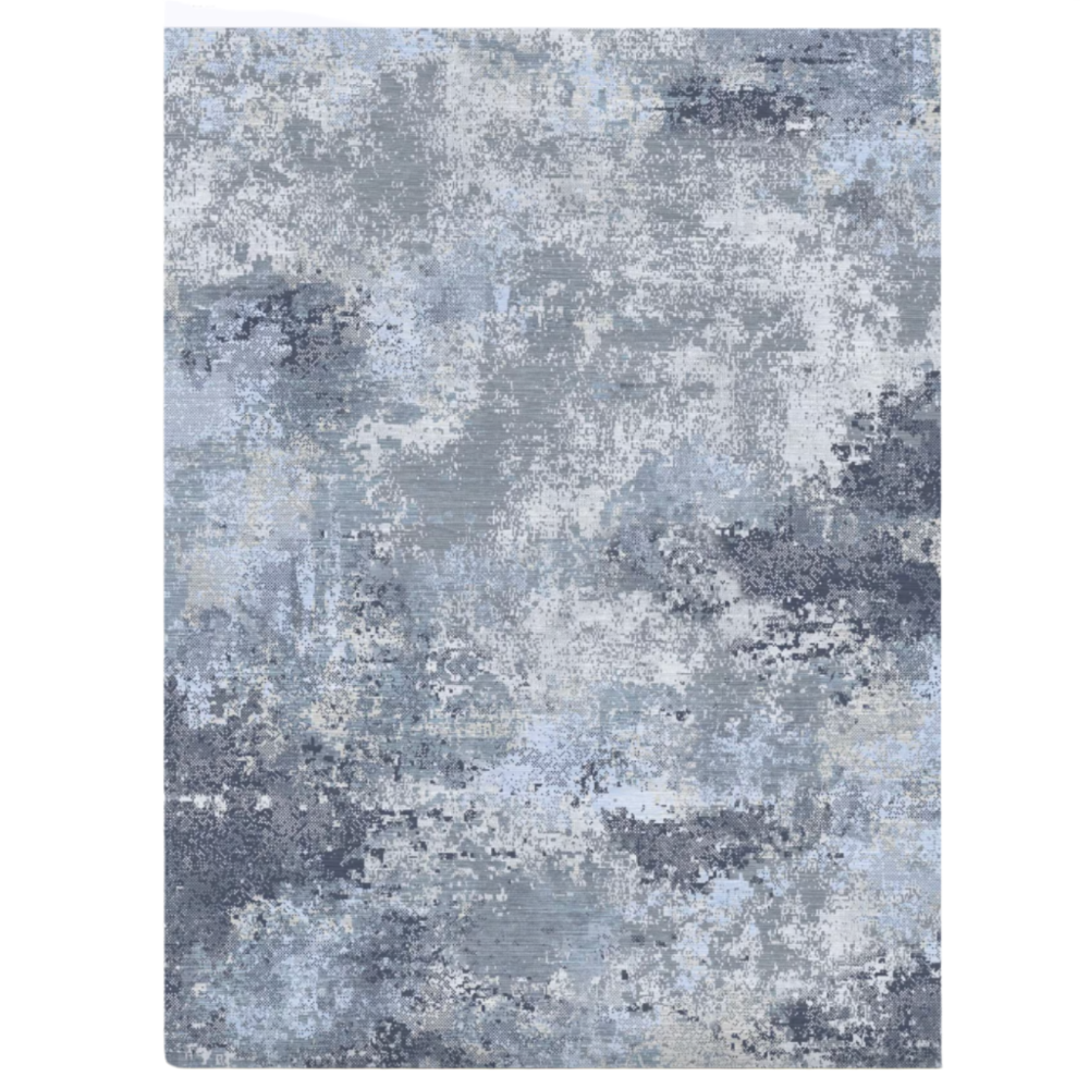 Adama Himalaya Vinyl Rug in Blue at Home Smith