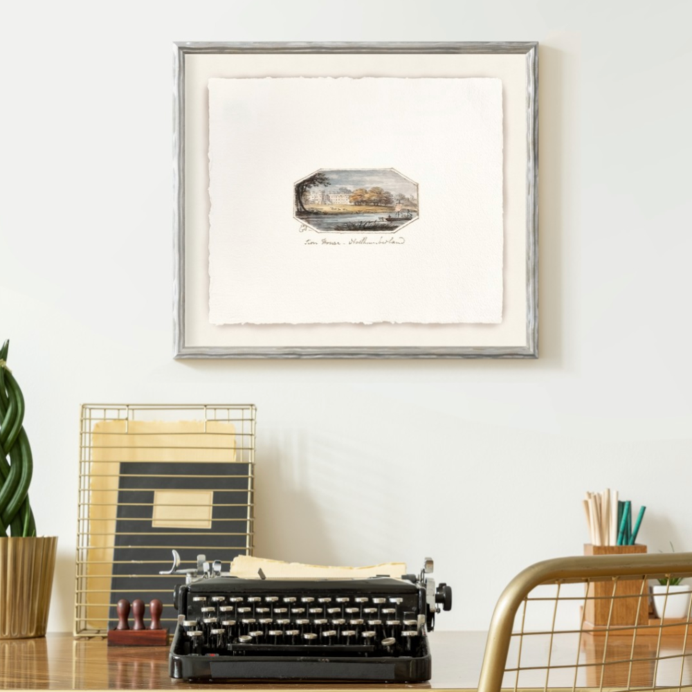 English Watercolour Architectural Art Prints from Celadon at Home Smith