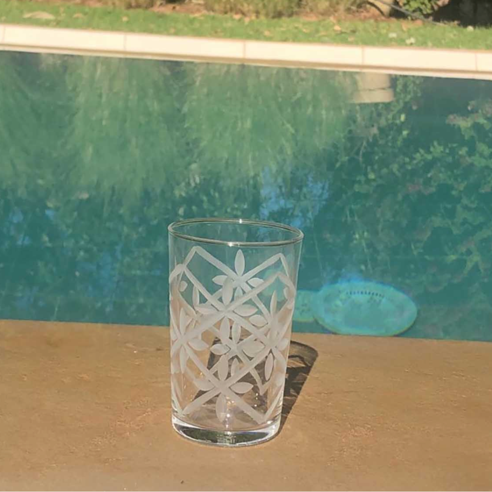 Frosted Petals Tea Holder at Home Smith