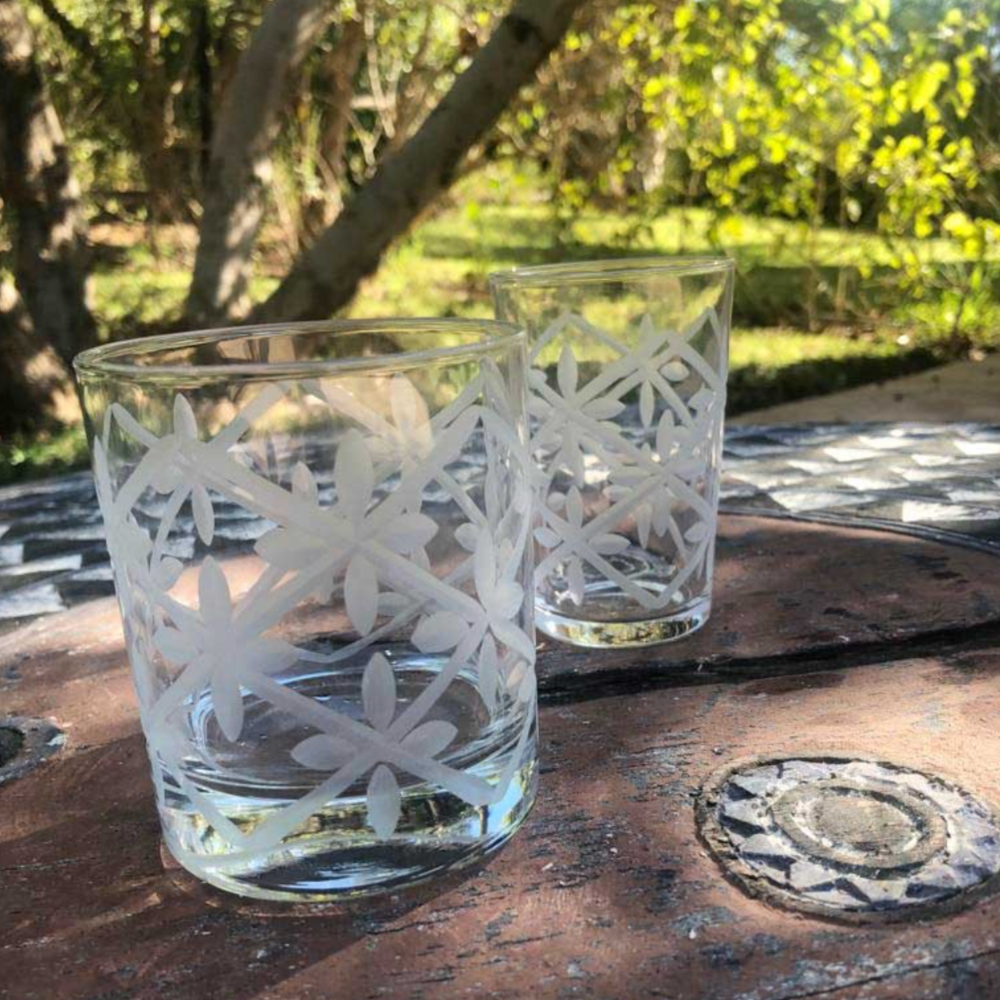 Frosted Petals Tea Holder at Home Smith