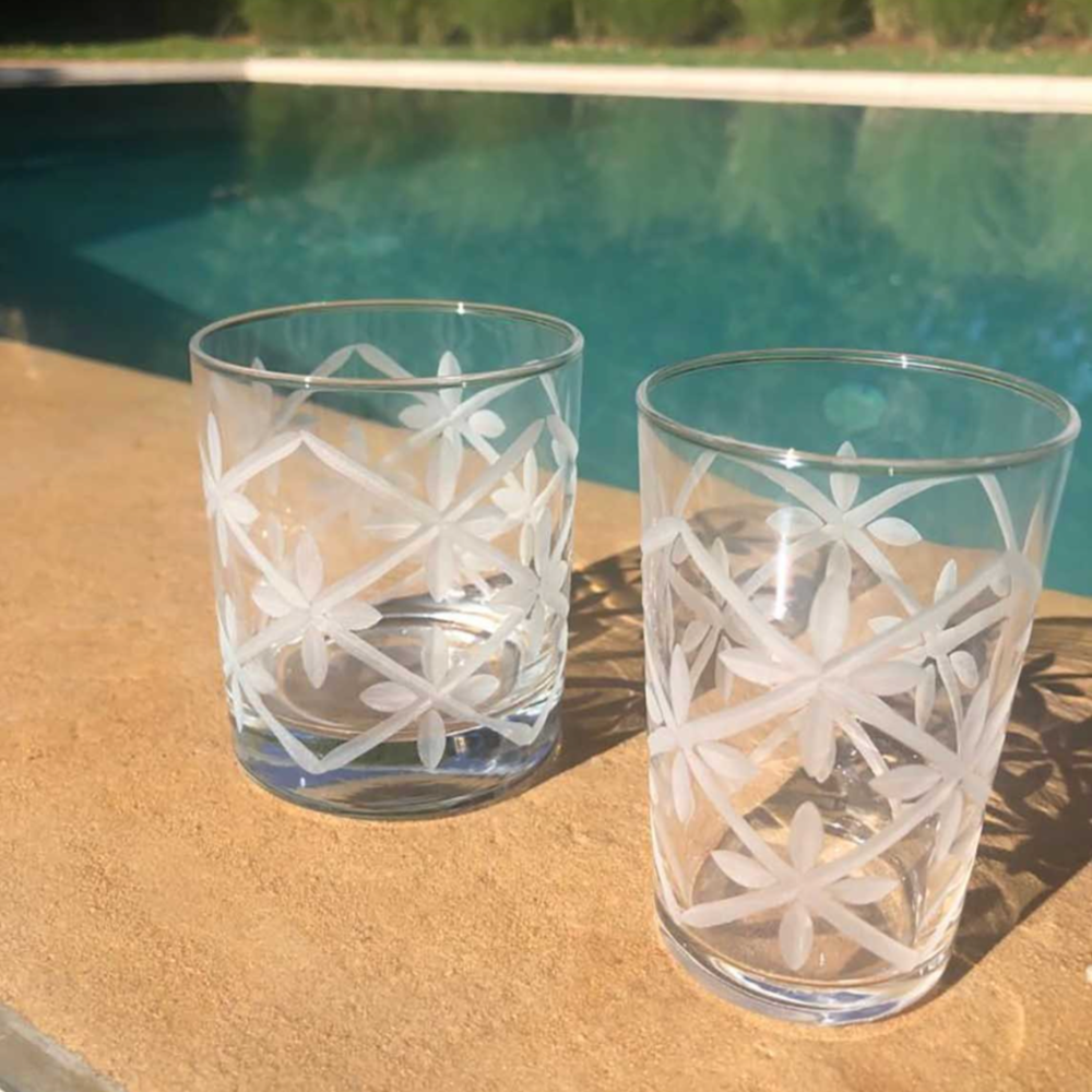 Frosted Petals Tea Holder at Home Smith