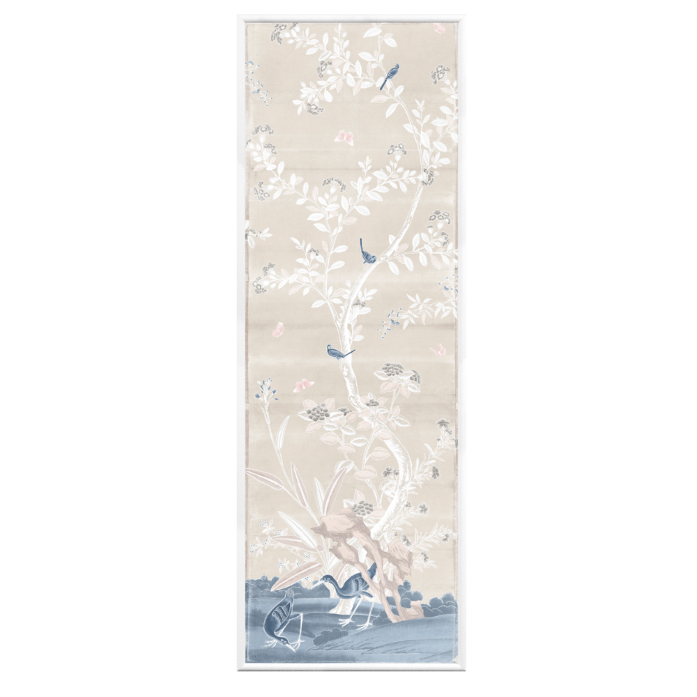 Chinoiserie Panel I C.1890 Pastel at Home Smith