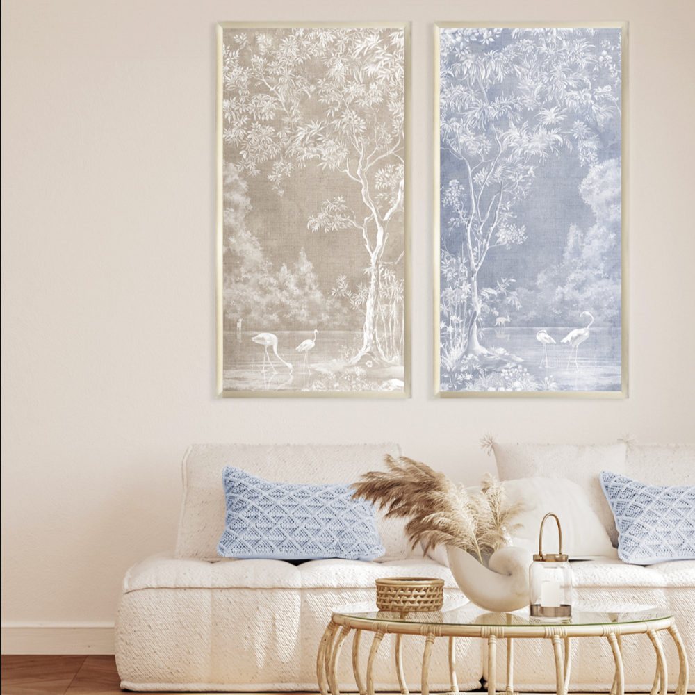 Flamingo Sanctuary Framed Panels