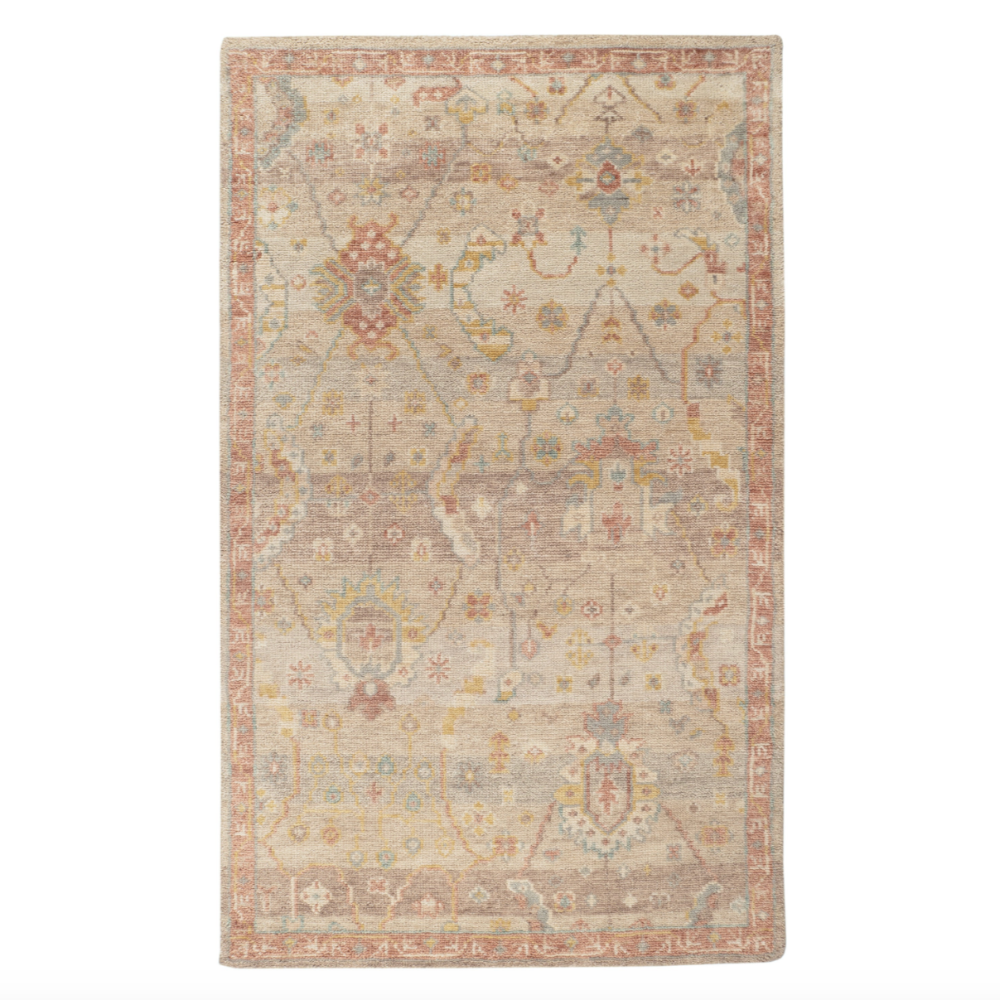 Dash&Albert Nora Natural Hand Knotted Wool Rug at Home Smith