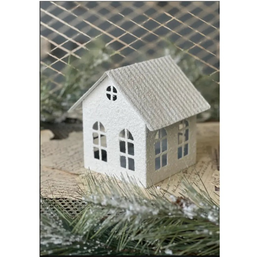 Home Smith Shining Snowy Cottage Lancaster Home Holiday Decor