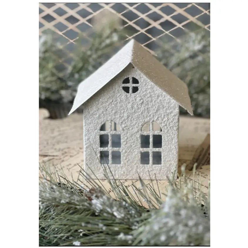 Home Smith Shining Snowy Cottage Lancaster Home Holiday Decor